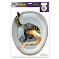 Snake Toilet Topper Peel 'N Place Toilet Topper